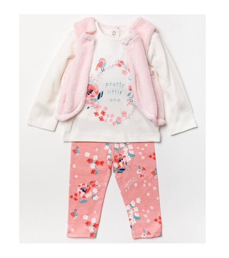 Lily & Jack 'Pretty Little One' 3pc Gilet Set PACK OF 6