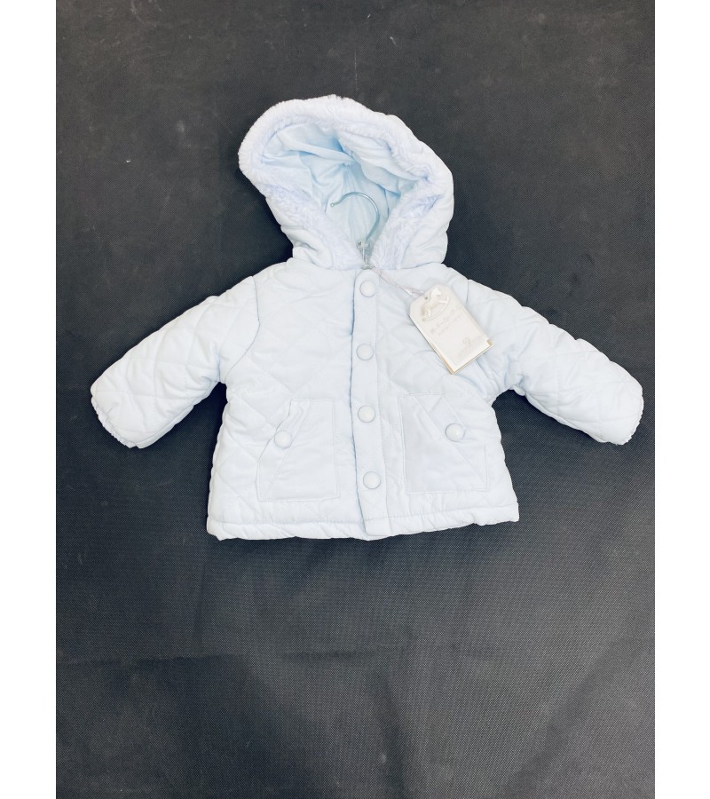 REDUCED PRICE Rock a Bye Baby Boutique Baby Boys Blue Padded Jacket PACK OF 3