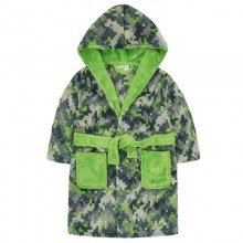 REDUCED PRICE 4 Kidz 'Pixel' Boys Dressing Gown PACK OF 4