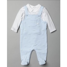 Rock a Bye Baby Boutique ‘Crown’ Baby Boys Dungaree Set PACK OF 6