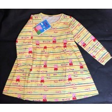 Peppa Pig Striped Toddler Girls Dress PACK OF 6