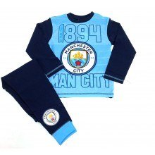 Older Boys Official Manchester City Pyjamas PACK OF 9