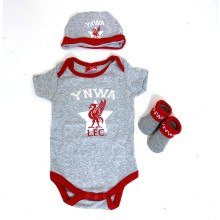 Mixed Official Licensed Liverpool FC boxed 3pc Baby Sets MIXED PACK OF 8