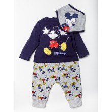 DIsney Baby Mickey Mouse Jogger and Bib set PACK OF 6