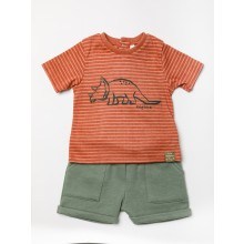 Lily & Jack 'Dinosaur' Baby Boys T Shirt and Shorts Set PACK OF 12