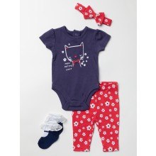 Lily & Jack Mon Petite Chat 2pc Leg set with socks and Headband PACK OF 6