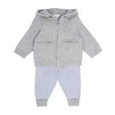 Blues Baby Boys 2pc Knitted Hooded Jacket and Leg Set PACK OF 6