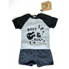 Lily & Jack Baby Boys 'Rock and Roll' short set PACK OF 12