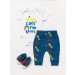 Lily & Jack Baby Boys Kind Cool Fun Brave 3pc Set PACK OF 6