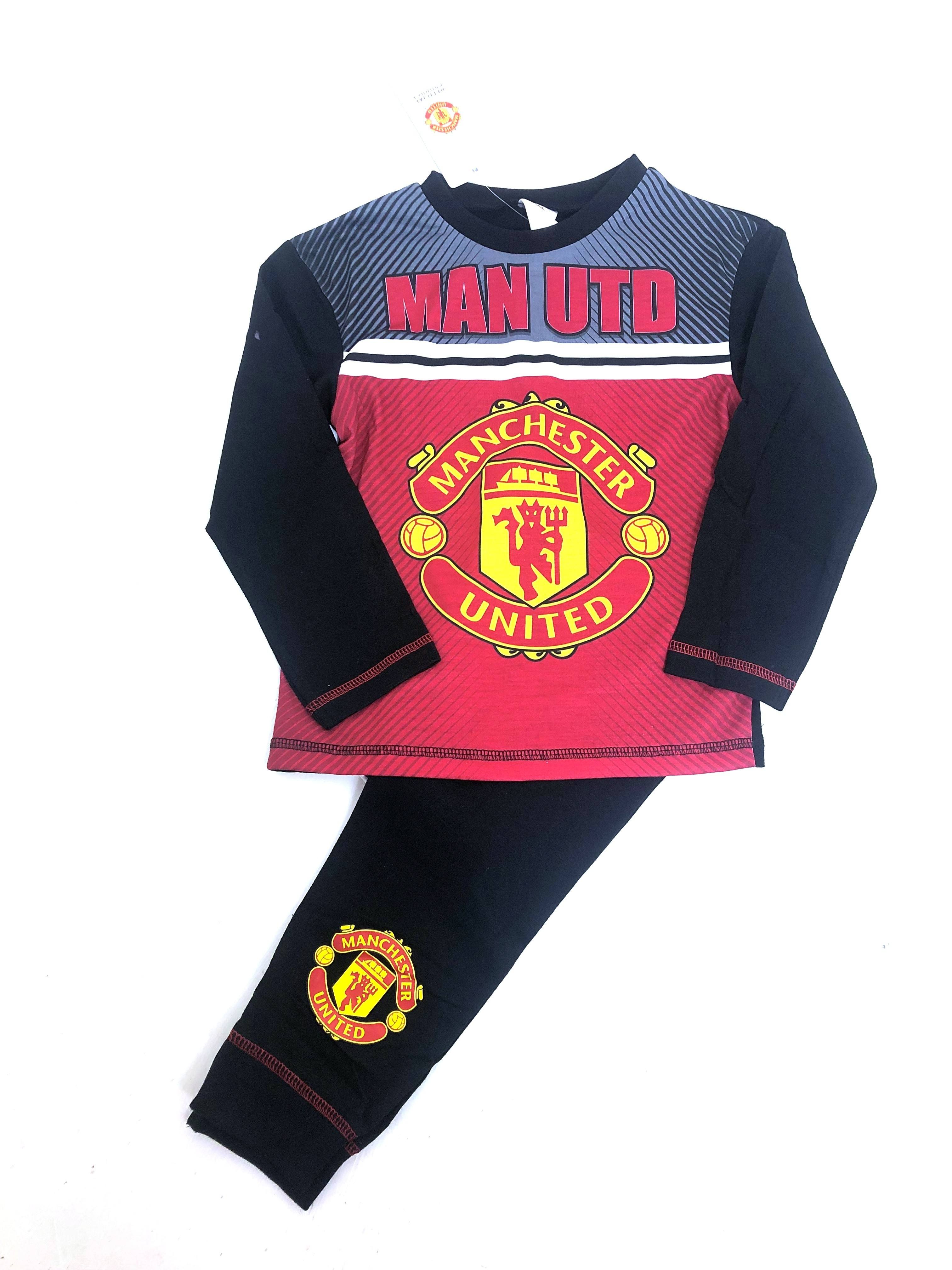 Official Older Boys Manchester United Pyjamas PACK OF 6