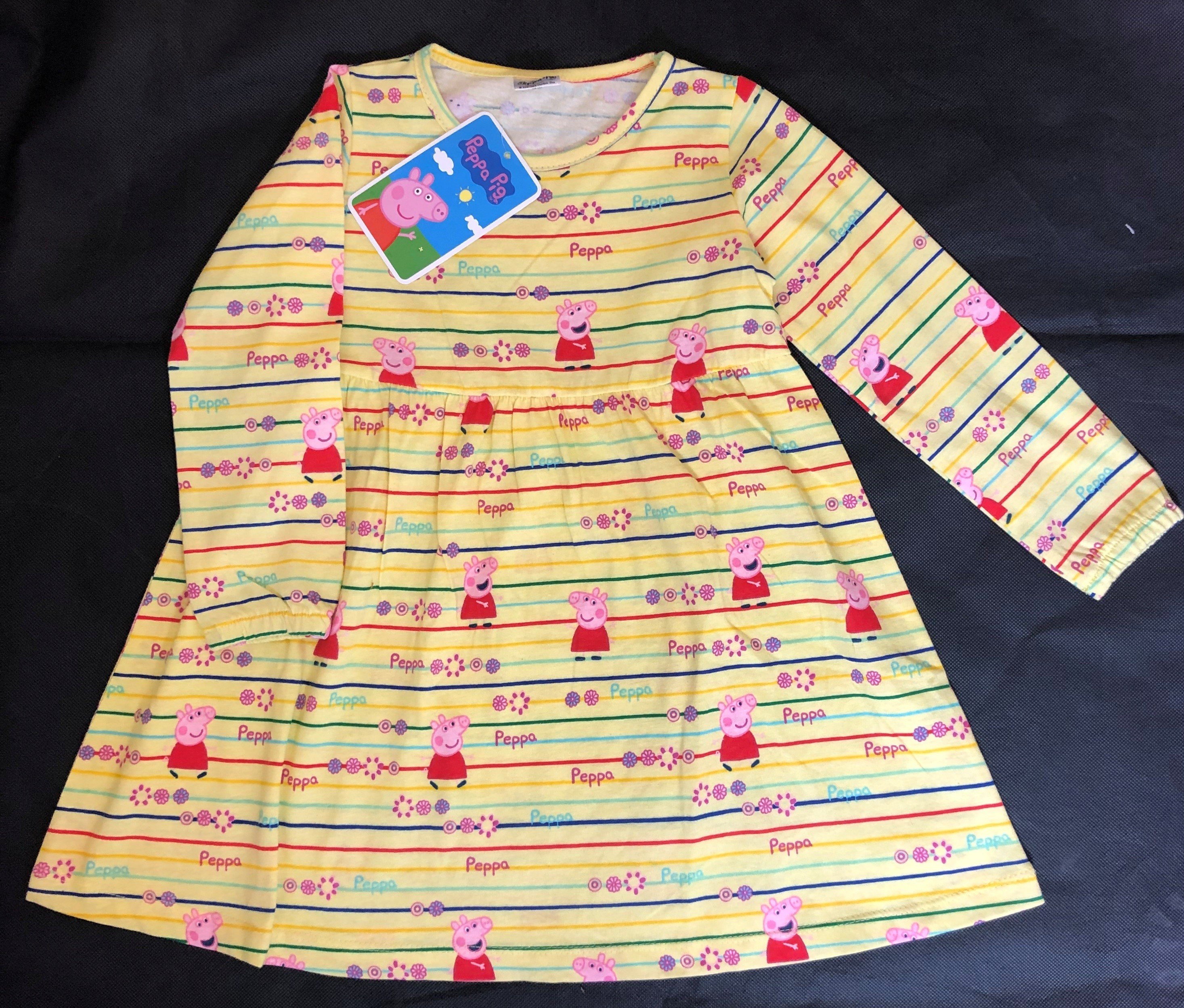 Peppa Pig Striped Toddler Girls Dress PACK OF 6
