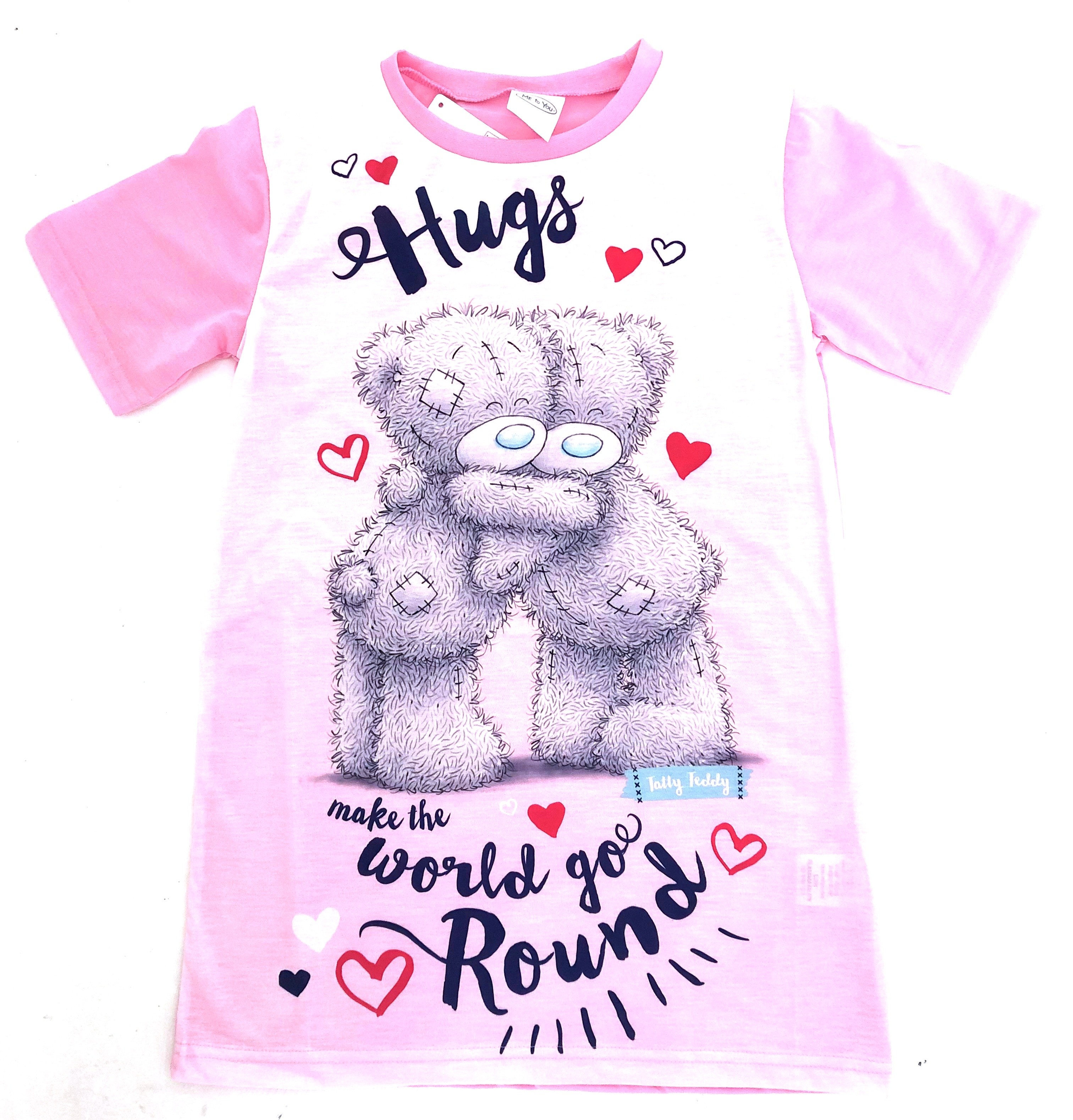 Me to You 'Hugs Make the world go Round' Nightdress PACK OF 9