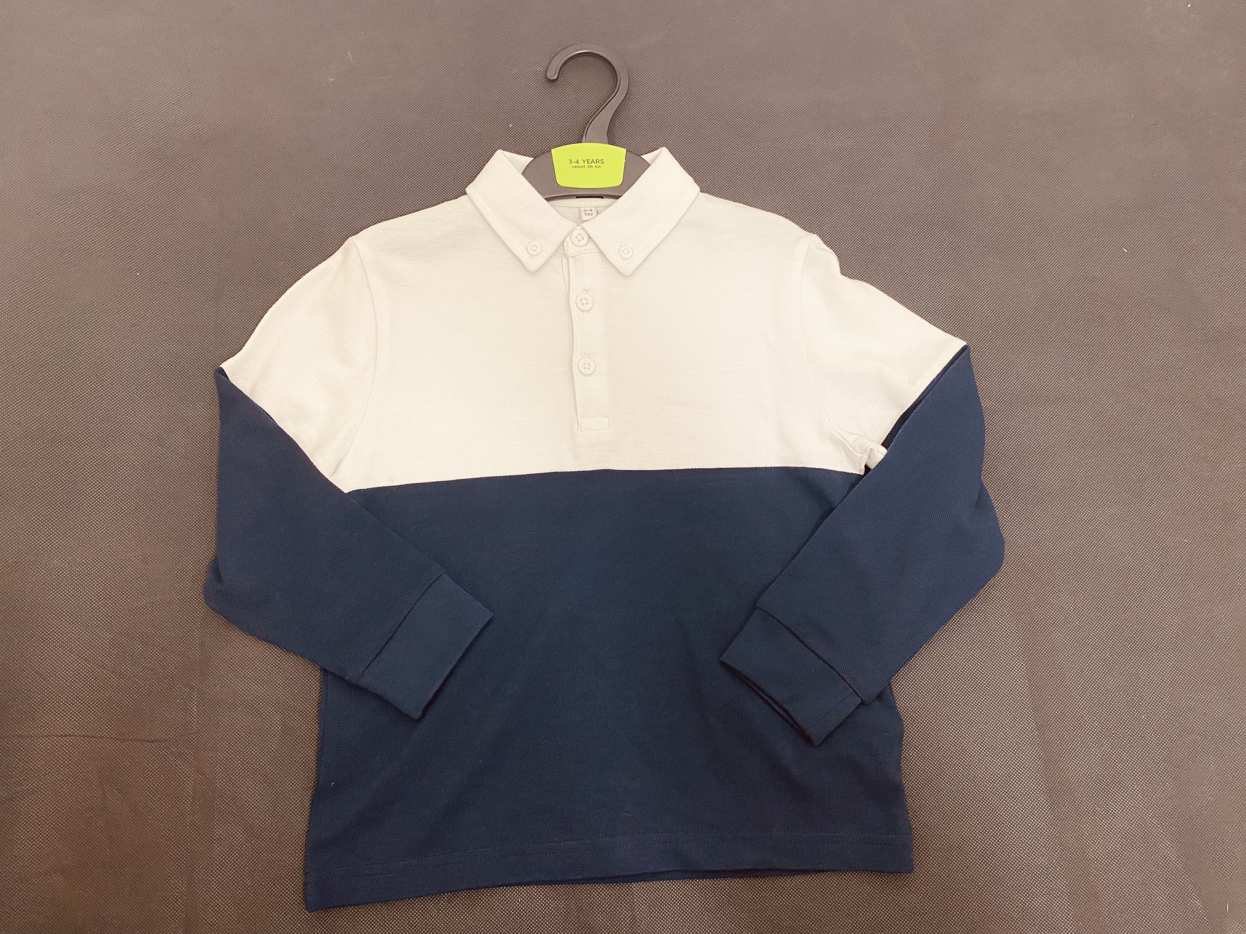 REDUCED PRICE Ex Store Boys Long Sleeved Polo Top PACK OF 7