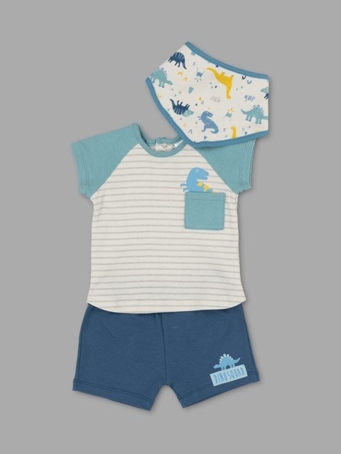 REDUCED PRICE Lily & Jack Green Label  'Dinosaur' Baby Baby Boys 3 Pieces Set PACK of 4