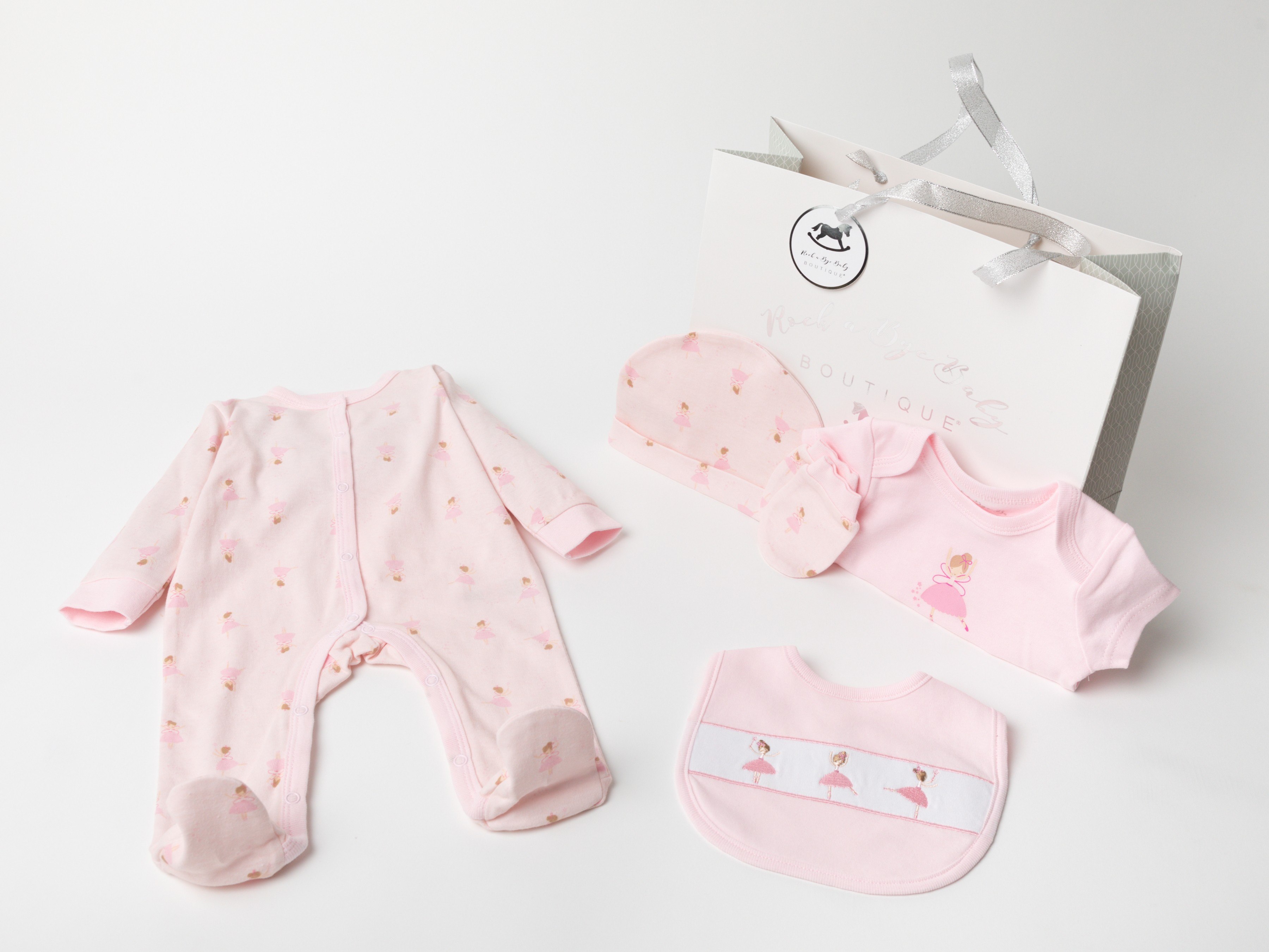 Rock a Bye Baby Boutique 'BalLerina'  Baby Girls 5 Piece Set PACK OF 4